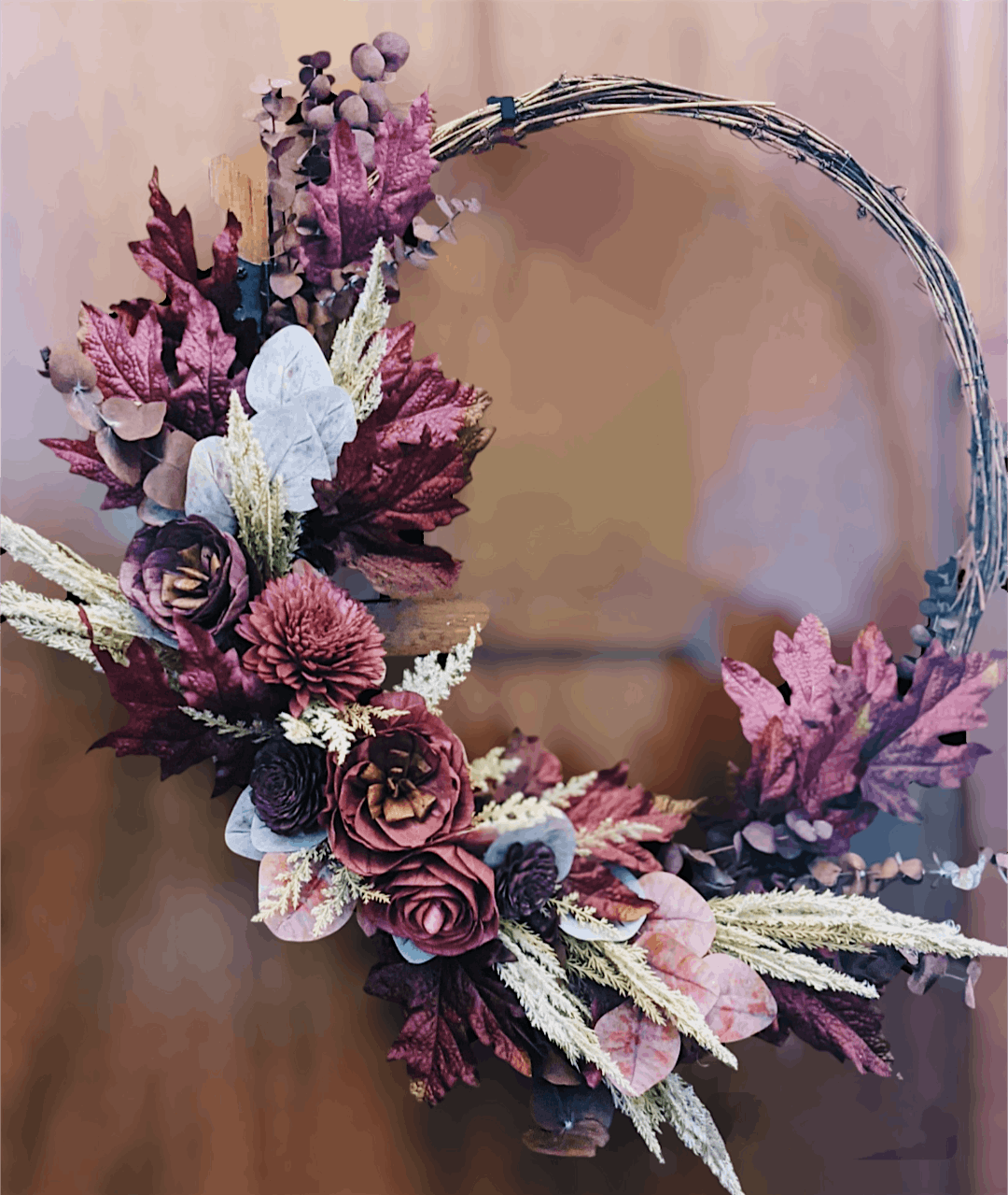 Fall Foliages Wreath Class