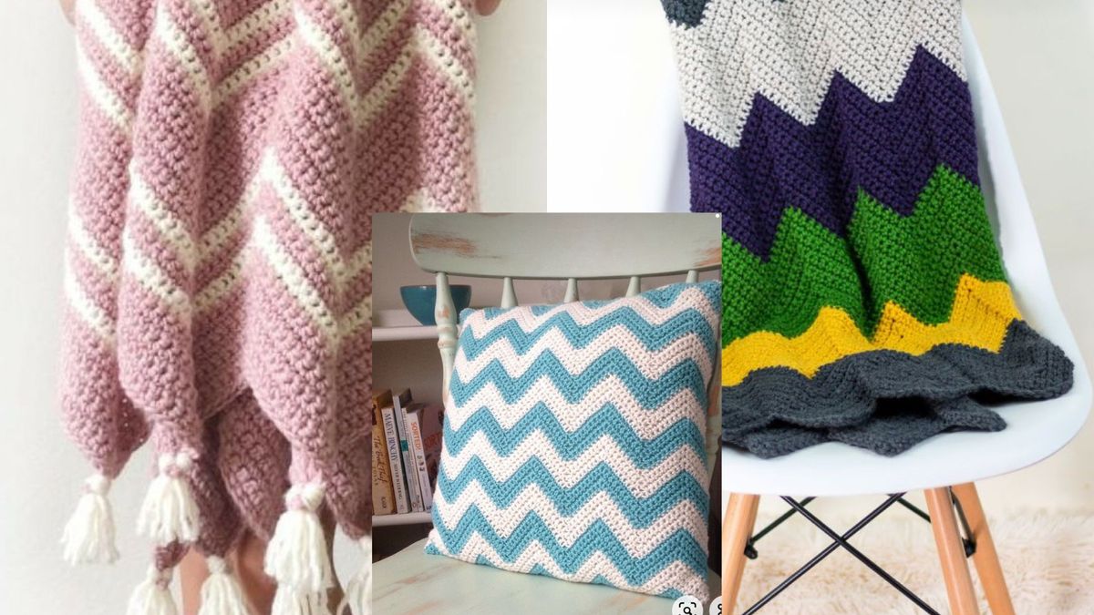 Learn to crochet the chevron pattern