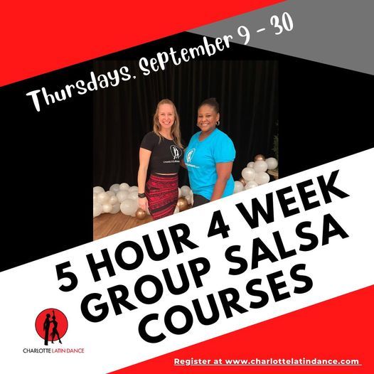 5 Hour 4 Week Group Salsa Courses