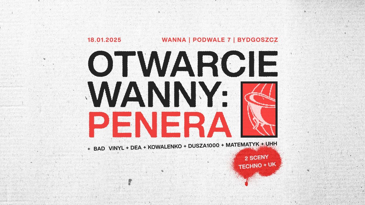 WANNA RAVE: PENERA | Techno + UK sound | 18.01.2025 | *LISTA FB*