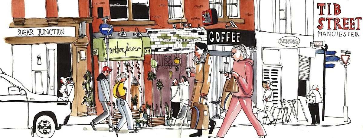 The Absolute Beginners' Guide to Urban Sketching (in the Northern Quarter)