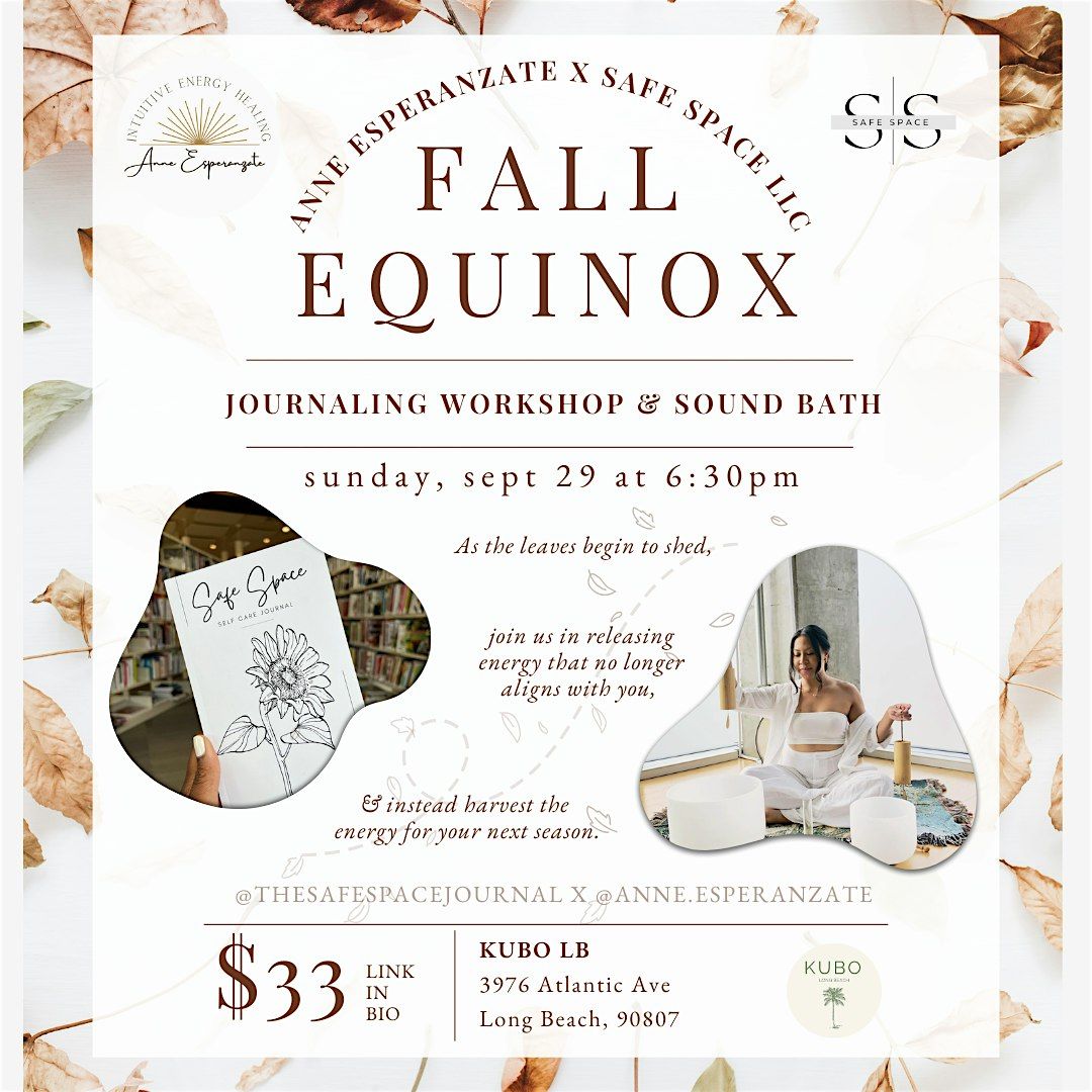 Fall Equinox - Journaling Workshop + Sound Bath