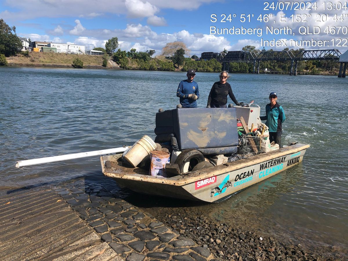 RUBBISH CLEAN UP EVENT: Burnett River Oct Day 2\/3