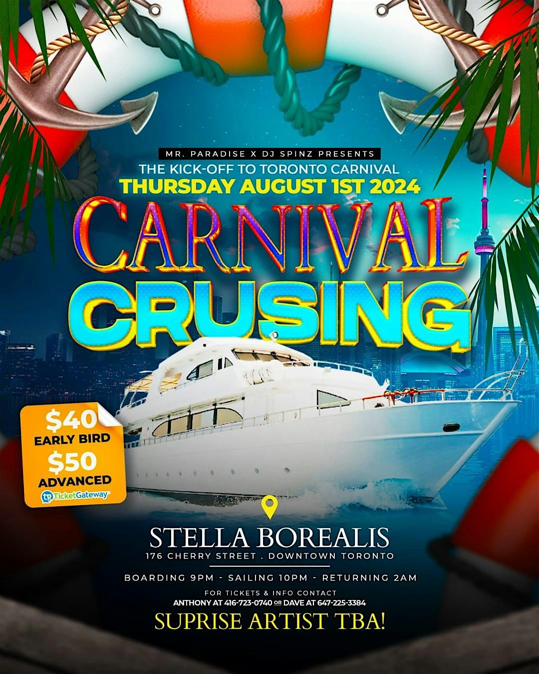 CARNIVAL CRUSING "Starting Your Caribana Weekend Right"