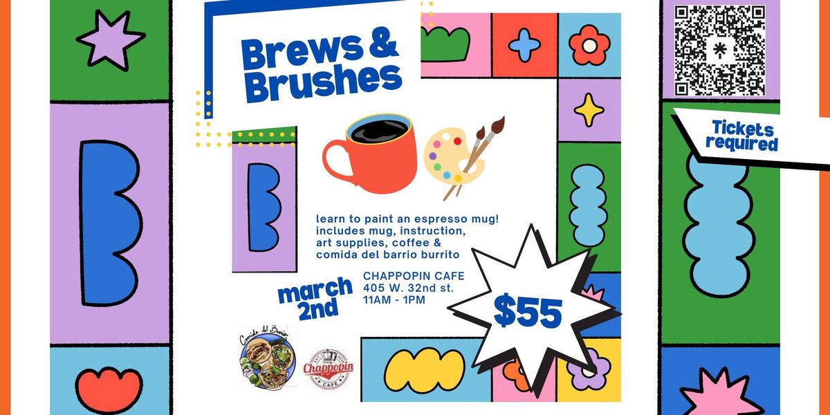 Brews & Brushes with Chappopin Caf\u00e9