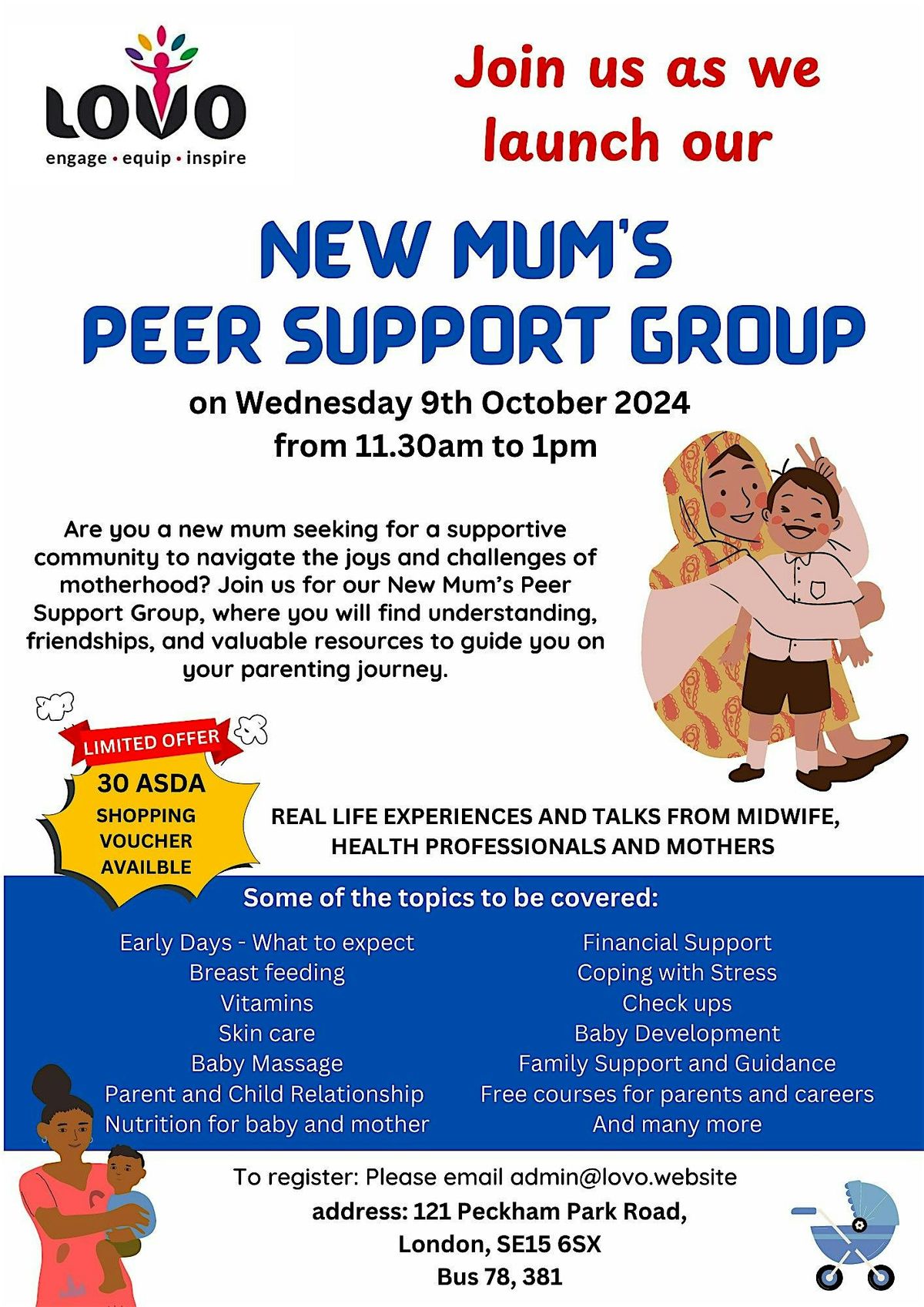 New Mum's Peer Support Group - Launching