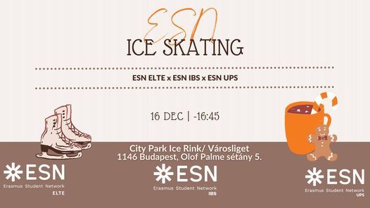 Ice Skating with ESN UPS, IBS and ELTE