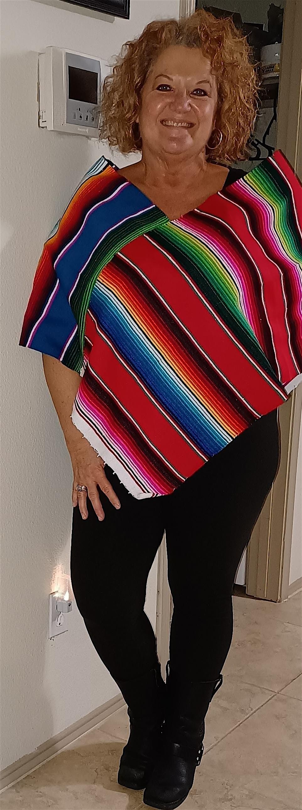 Make you own beautiful serape poncho!