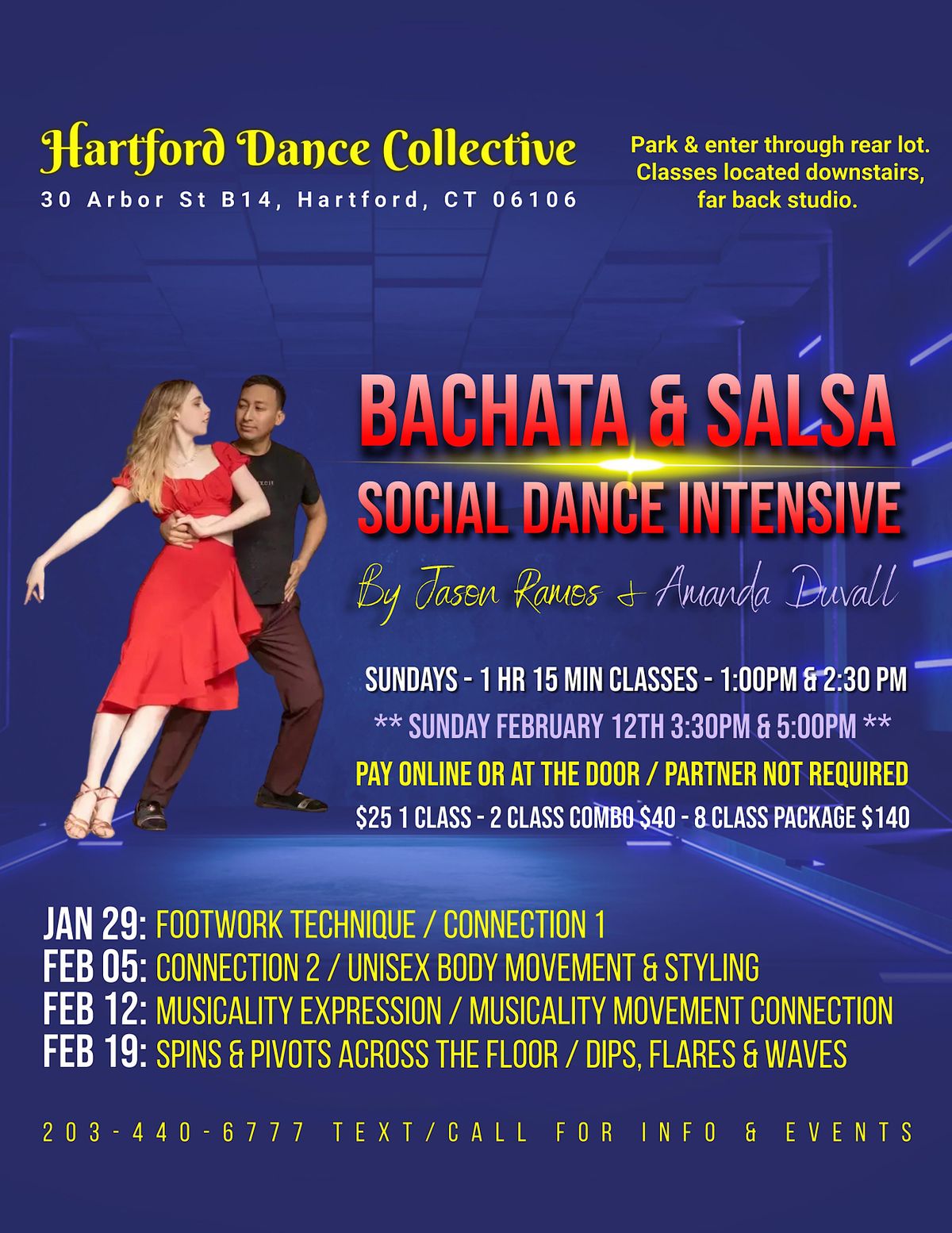 Hartford - Bachata & Salsa Social Dance Intensive