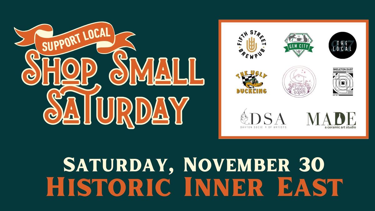 Historic Inner East Shop Small Saturday Event