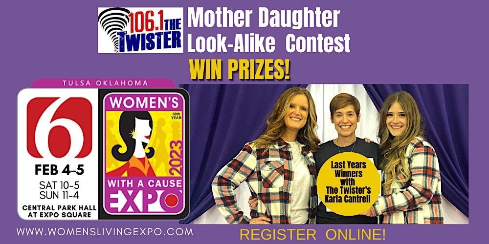 Mother Daughter LOOK-ALIKE Contest at the Tulsa Women's Expo 2023