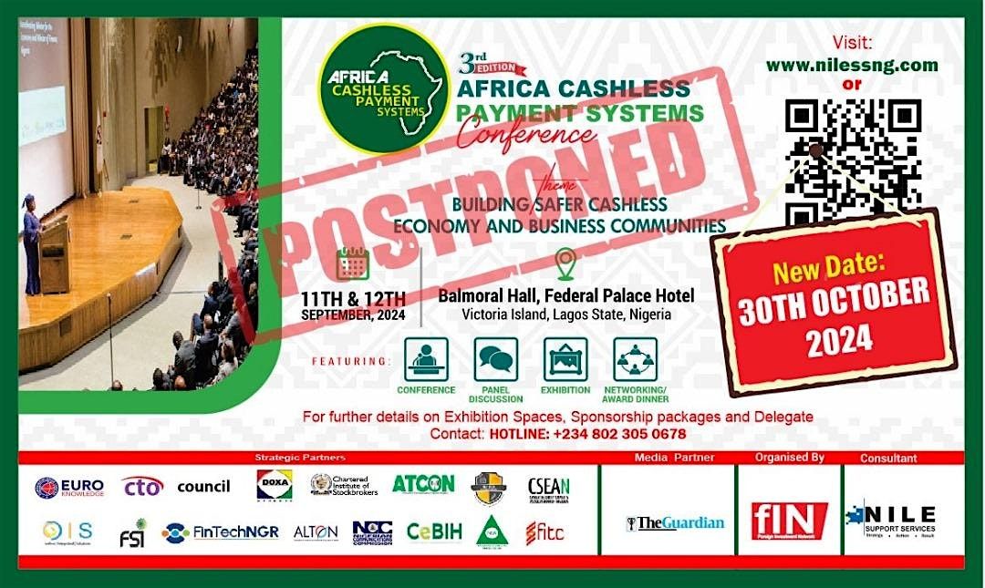 3RD AFRICA CASHLESS PAYMENT SYSTEMS CONFERENCE AND EXHIBITION