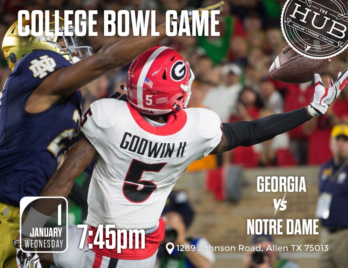 College Football Playoffs: Notre Dame vs Georgia