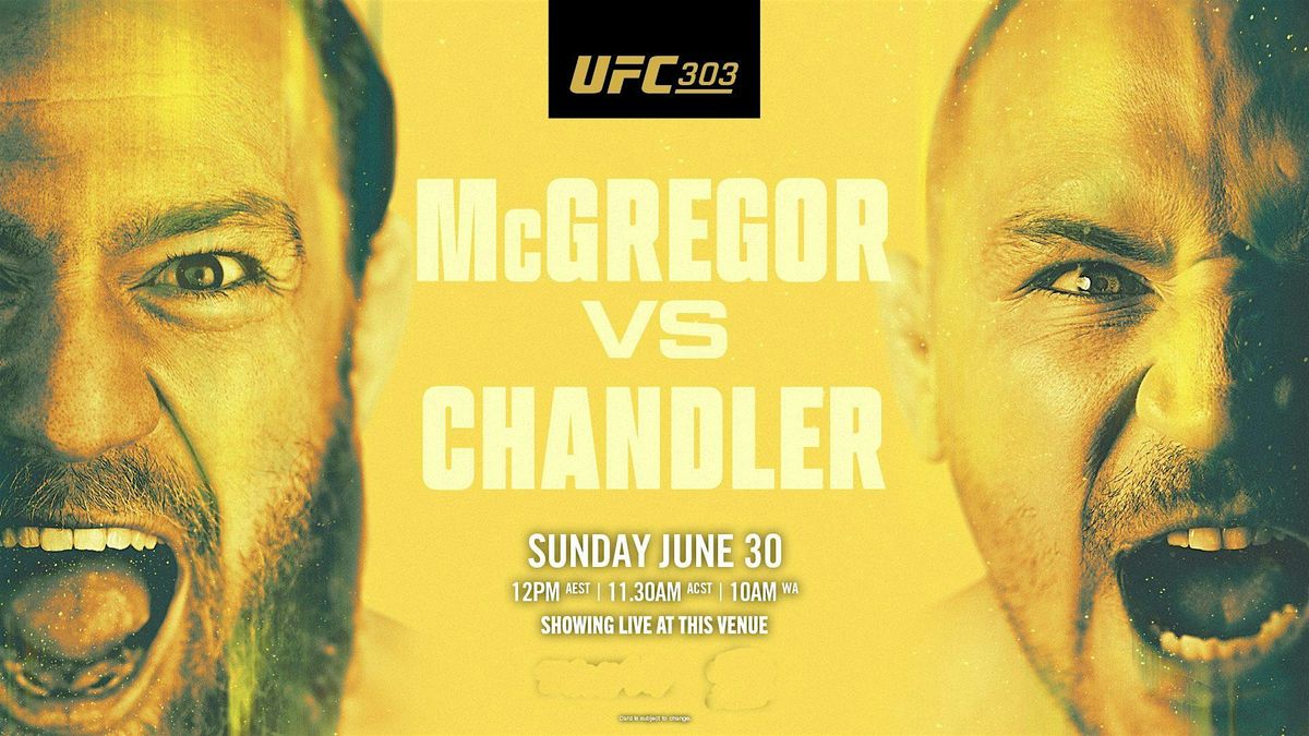 McGregor vs Chandler UFC 303