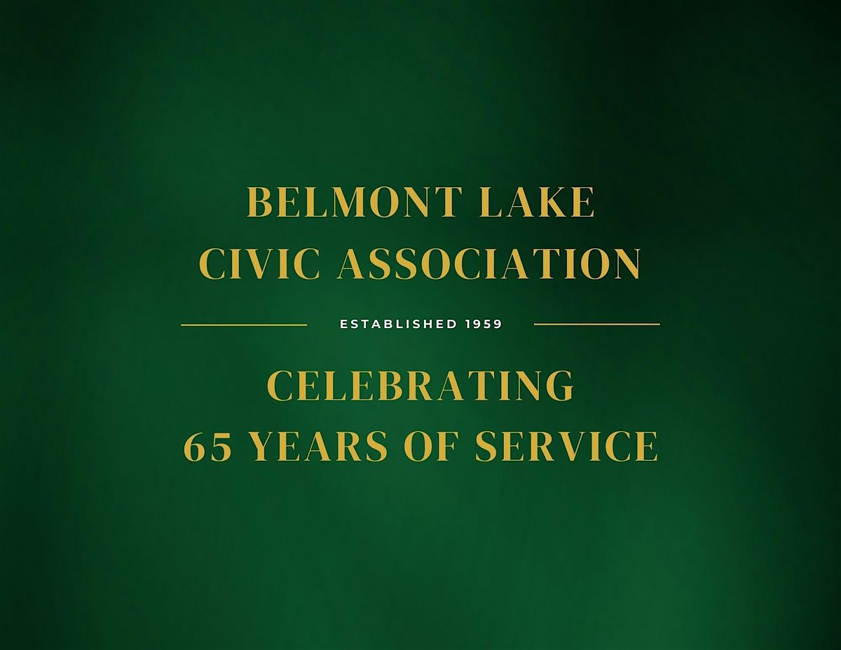 Belmont Lake Civic Association 65th Anniversary Celebration