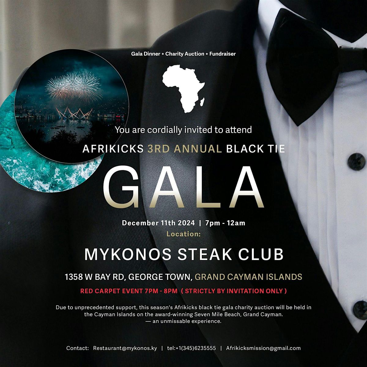 AFRIKICKS 3RD ANNUAL BLACK TIE GALA