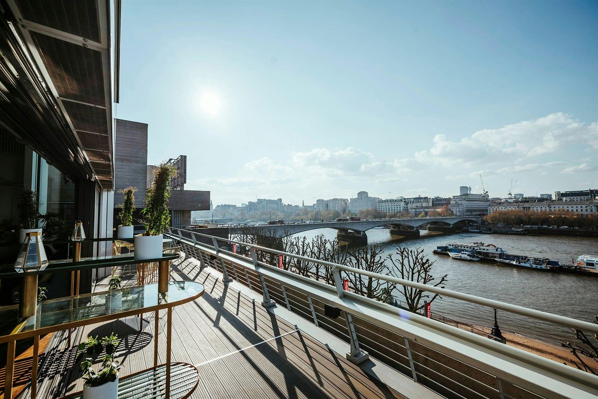 Rooftop Yoga Brunch Club at National Theatre in South Bank