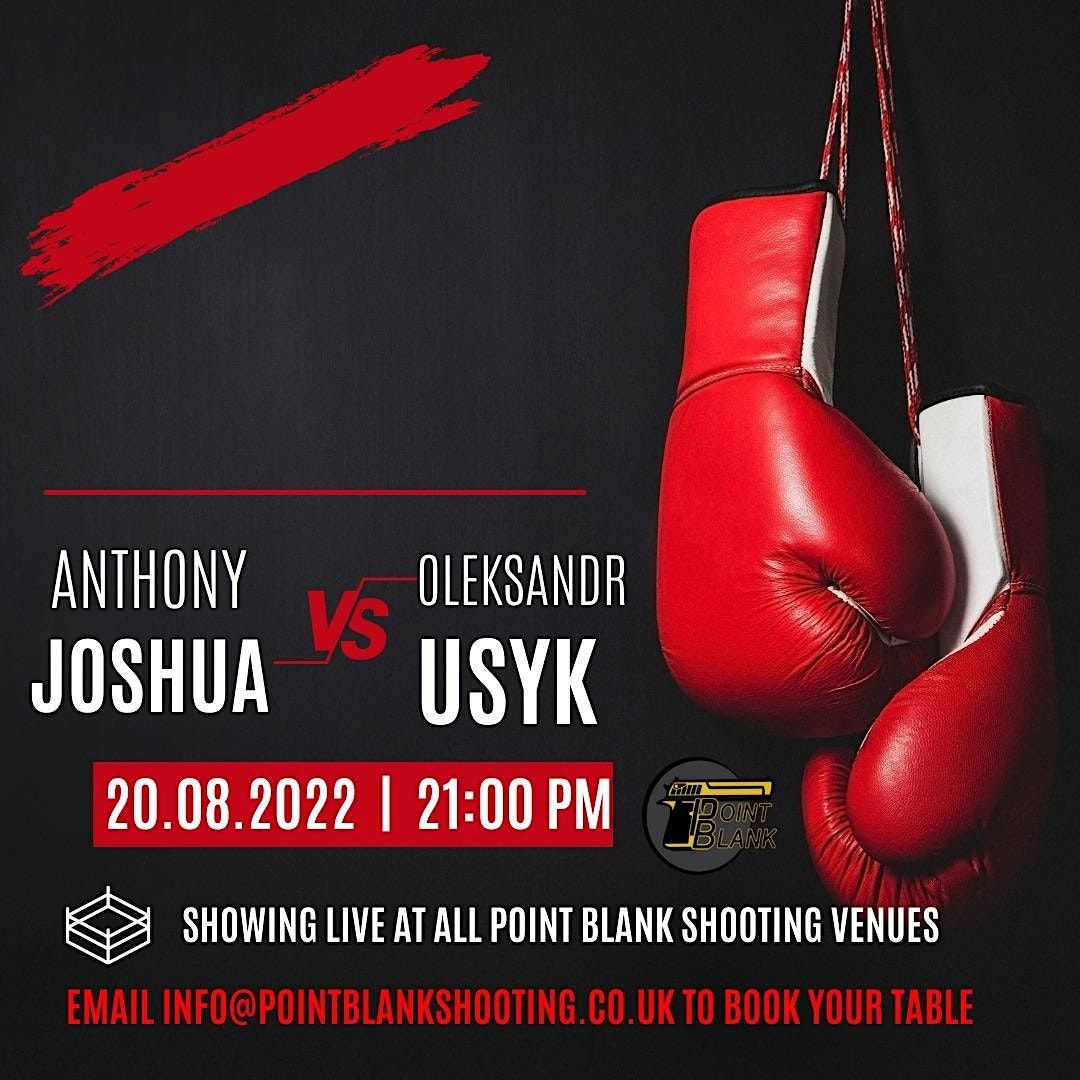 ANTHONY JOSHUA V OLEKSANDR USYK FIGHT NIGHT!