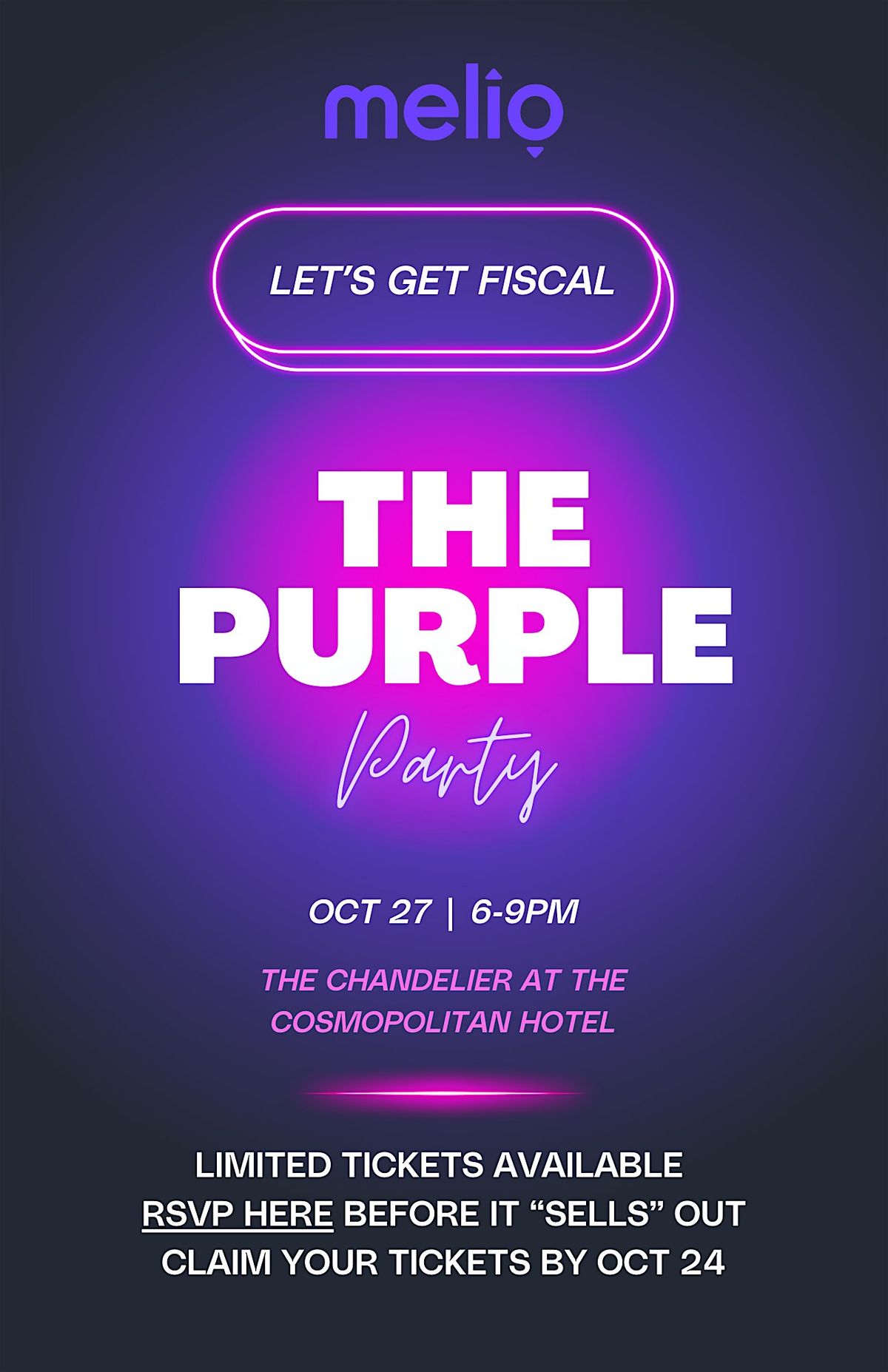 Melio Purple Party - Let's Get Fiscal 2024