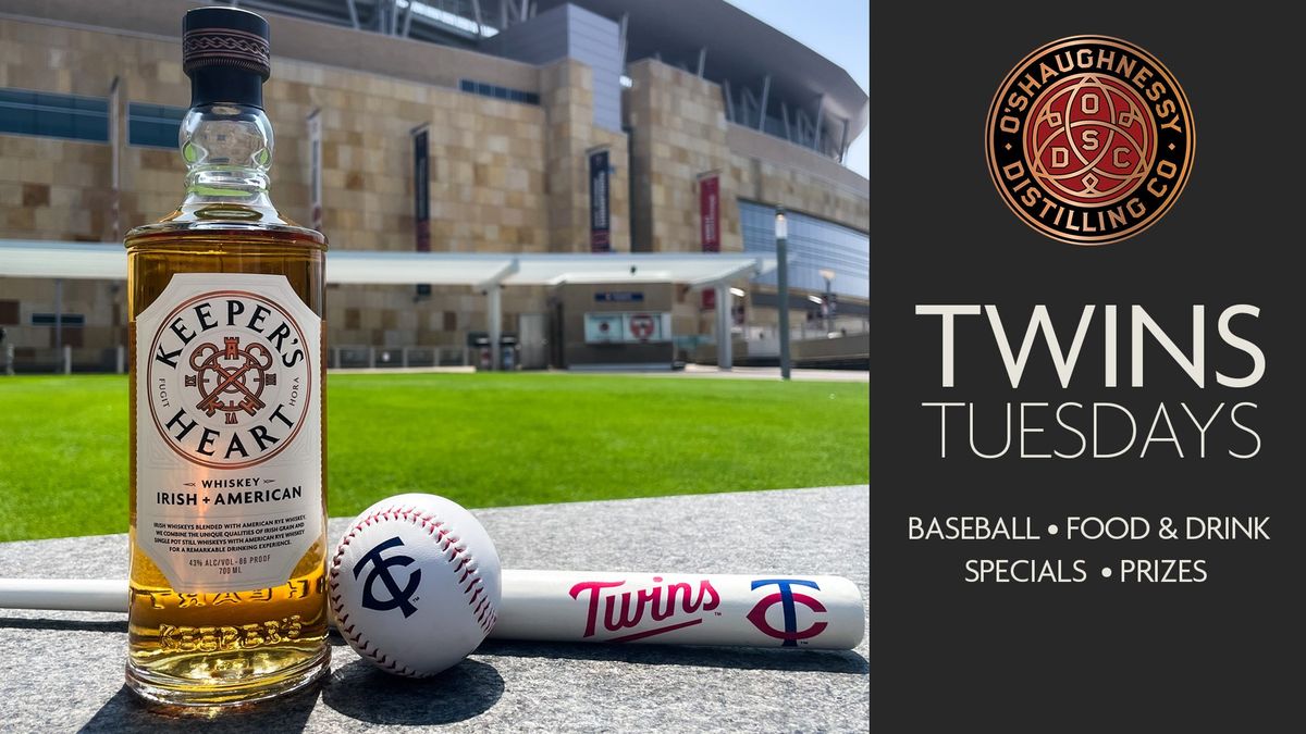 Twins Tuesdays at O'Shaughnessy Distilling Co.