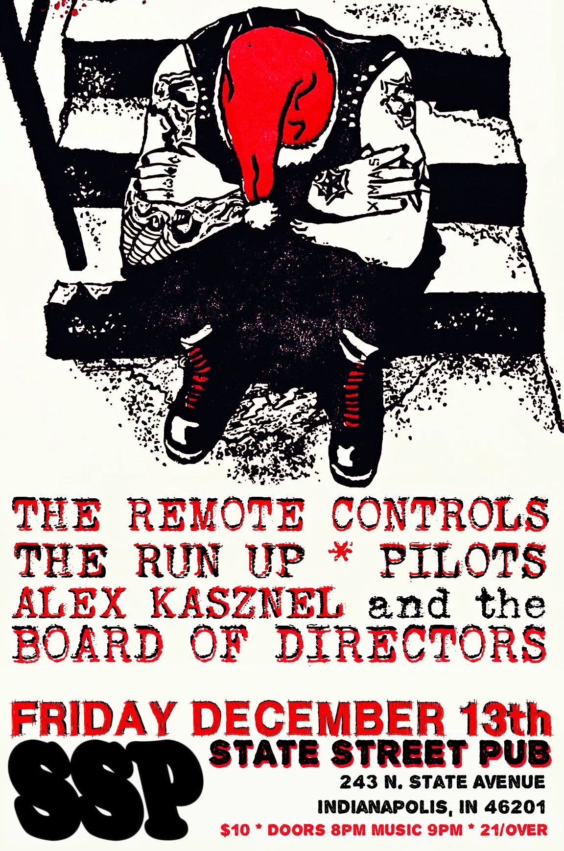 THE REMOTE CONTROLS \/ THE RUN UP \/ PILOTS \/ ALEX KASZNEL and the BOARD OF DIRECTORS @ SSP