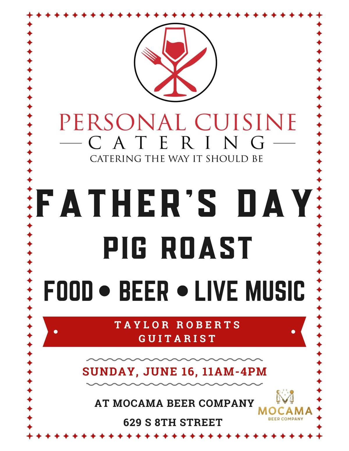 2024 Annual Father's Day Pig Roast