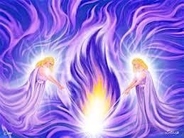 In The Arms of The Violet Flame Angels with Rose