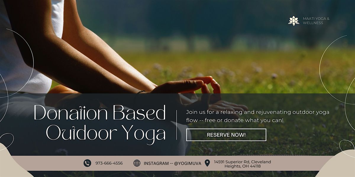 Donation-Based Yoga in Cain Park