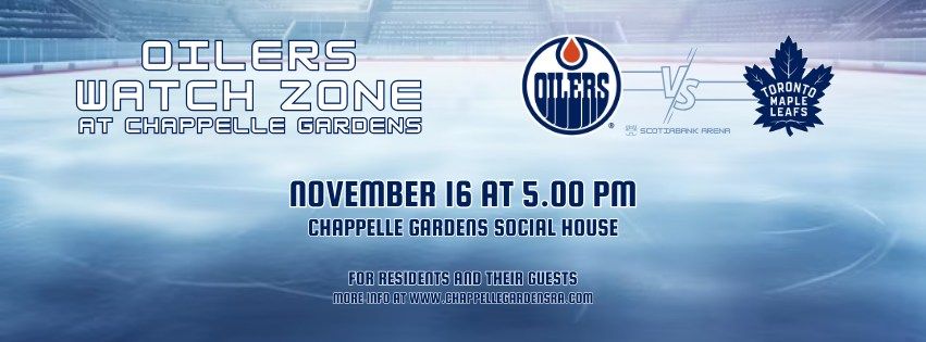 Oilers Watch Zone: Edmonton Oilers @ Toronto Maple Leafs