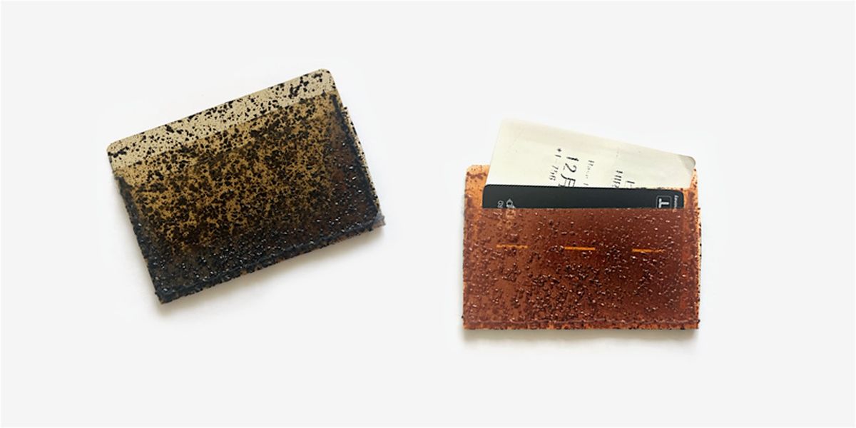 Transform Food Waste into Bio-Plastic Cardholders