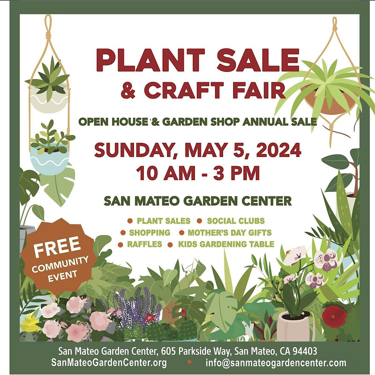 Plant Sale & Craft Fair