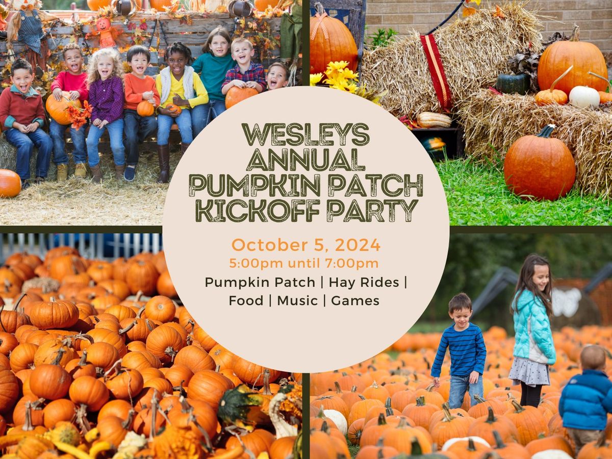 Wesley Church Pumpkin Patch Kick off 2024 