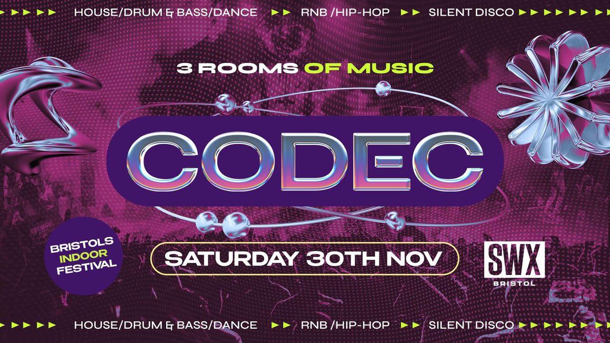 CODEC Saturdays - Saturday 30th November 