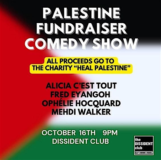 Palestine Fundraiser Comedy Show