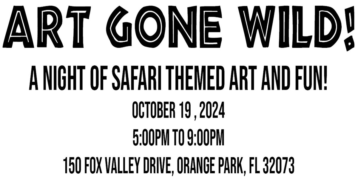 Art Guild of Orange Park Annual Gala 2024 \u2013 Art Gone Wild!