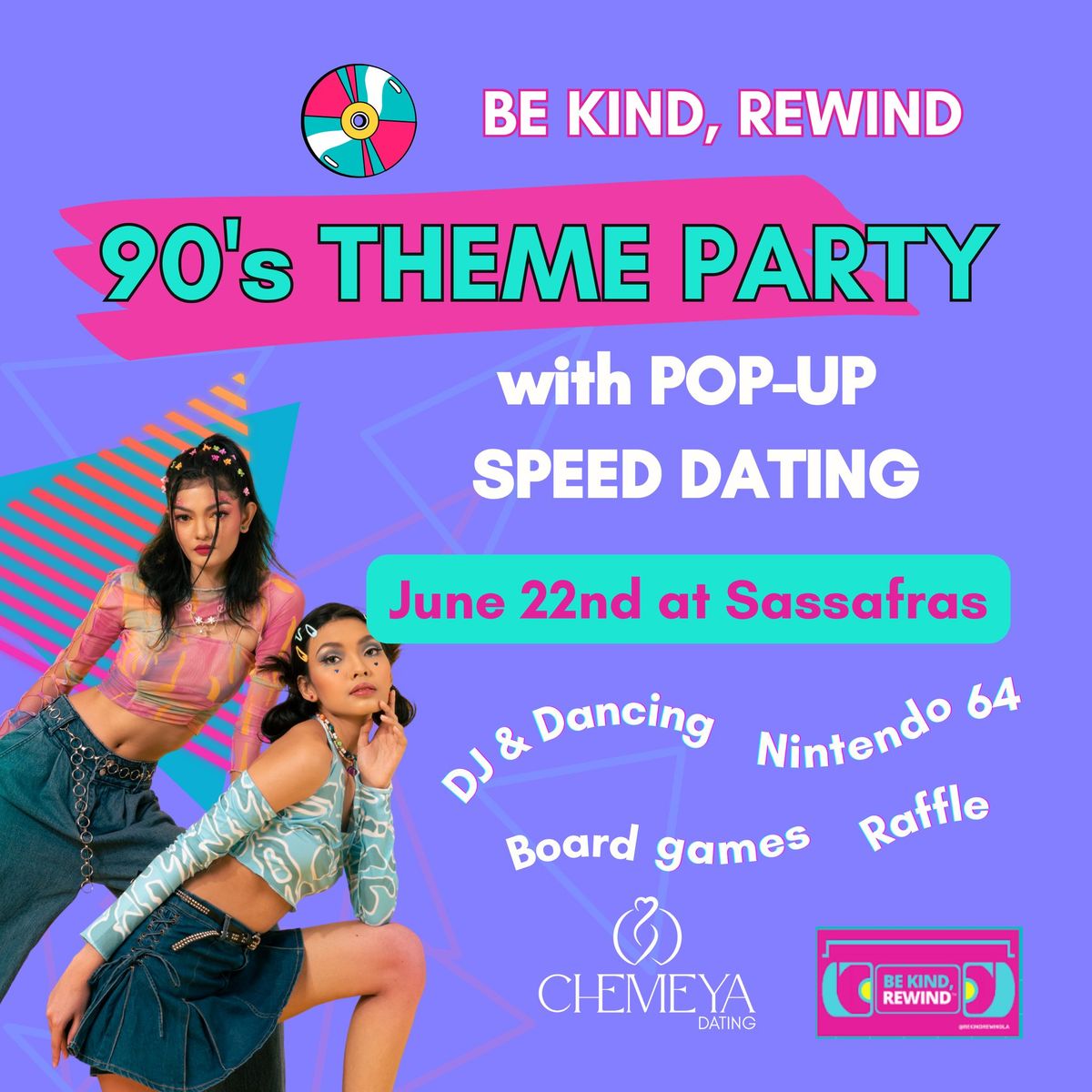 90s PARTY WITH POP-UP SPEED DATING! 