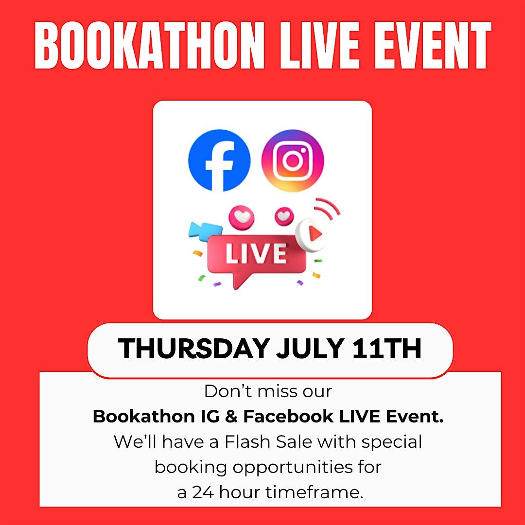 Bookathon LIVE Event
