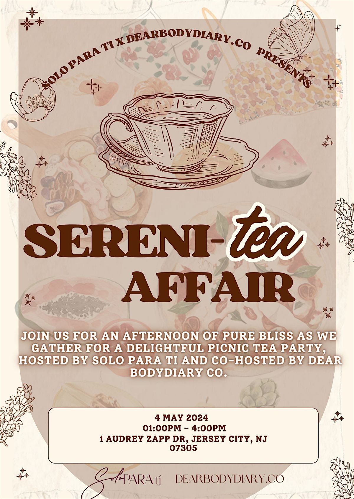 "Sereni-tea Affair" Tea Party Picnic