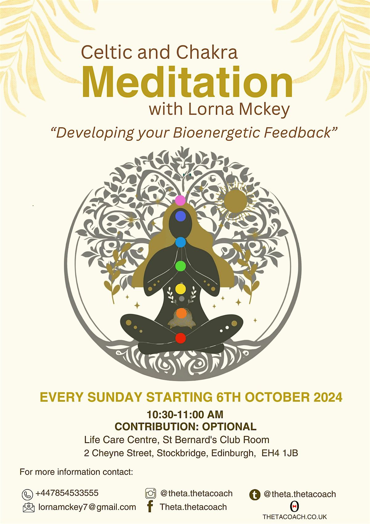 Celtic & Chakra Meditation with Lorna Mckey