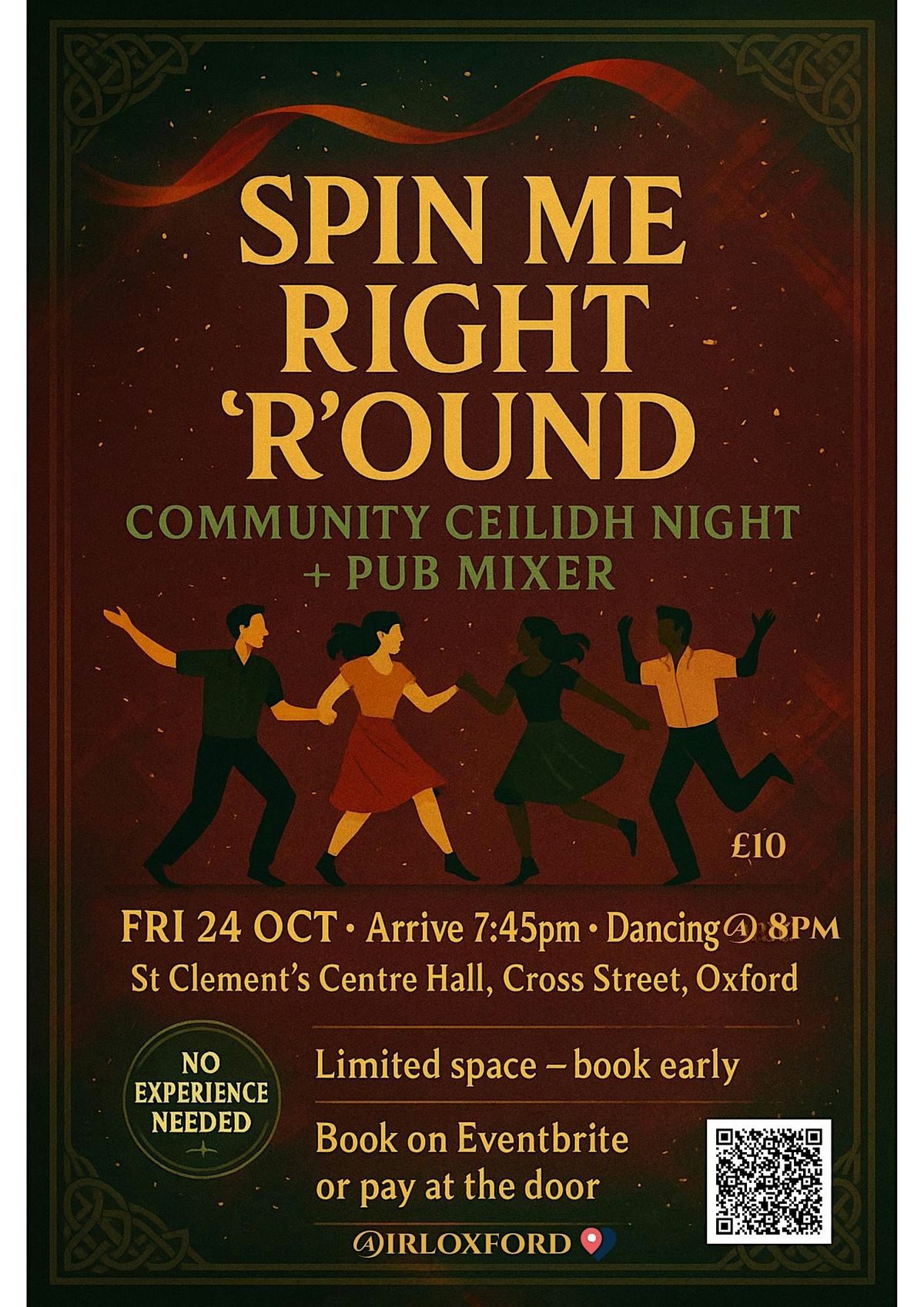 Spin Me Right 'Round: Community Ceilidh + Pub Mixer