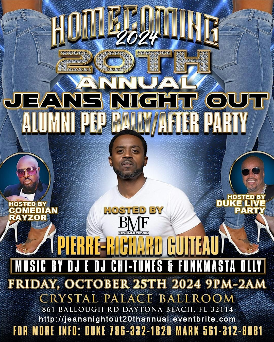 2OTH ANNUAL JEANS NIGHT OUT  HOMECOMING 2024 WEEKEND EVENTS