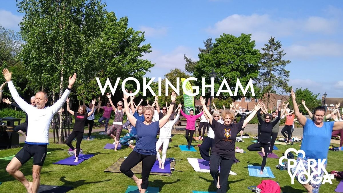 ?Park Yoga - FREE outdoor yoga at Howard Palmer Gardens, Wokingham.