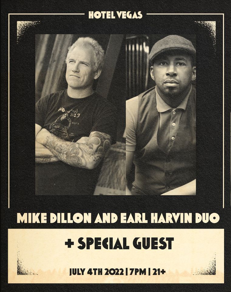 Mike Dillon and Earl Harvin Duo + Special Guest at Hotel Vegas