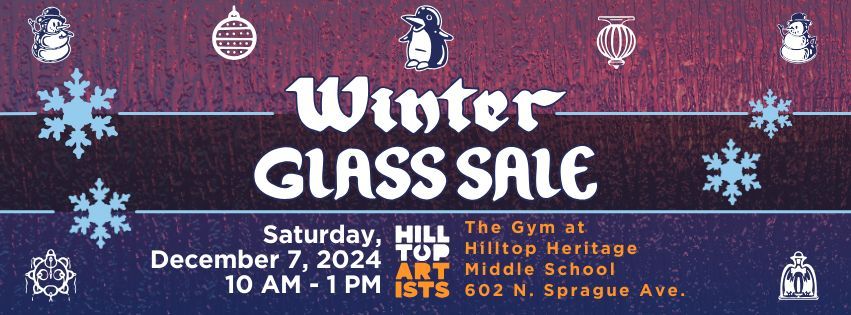 Hilltop Artists Winter Glass Sale