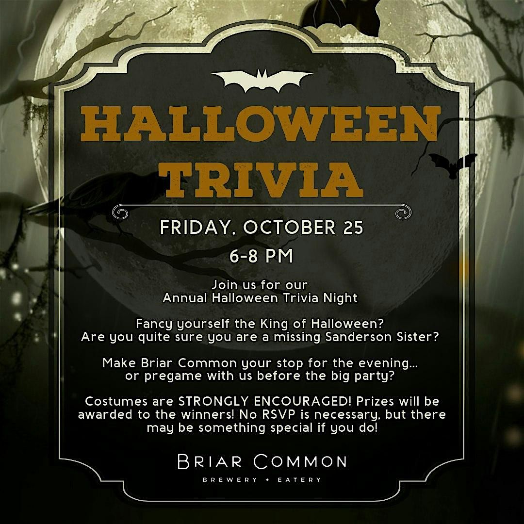 Halloween Trivia Night