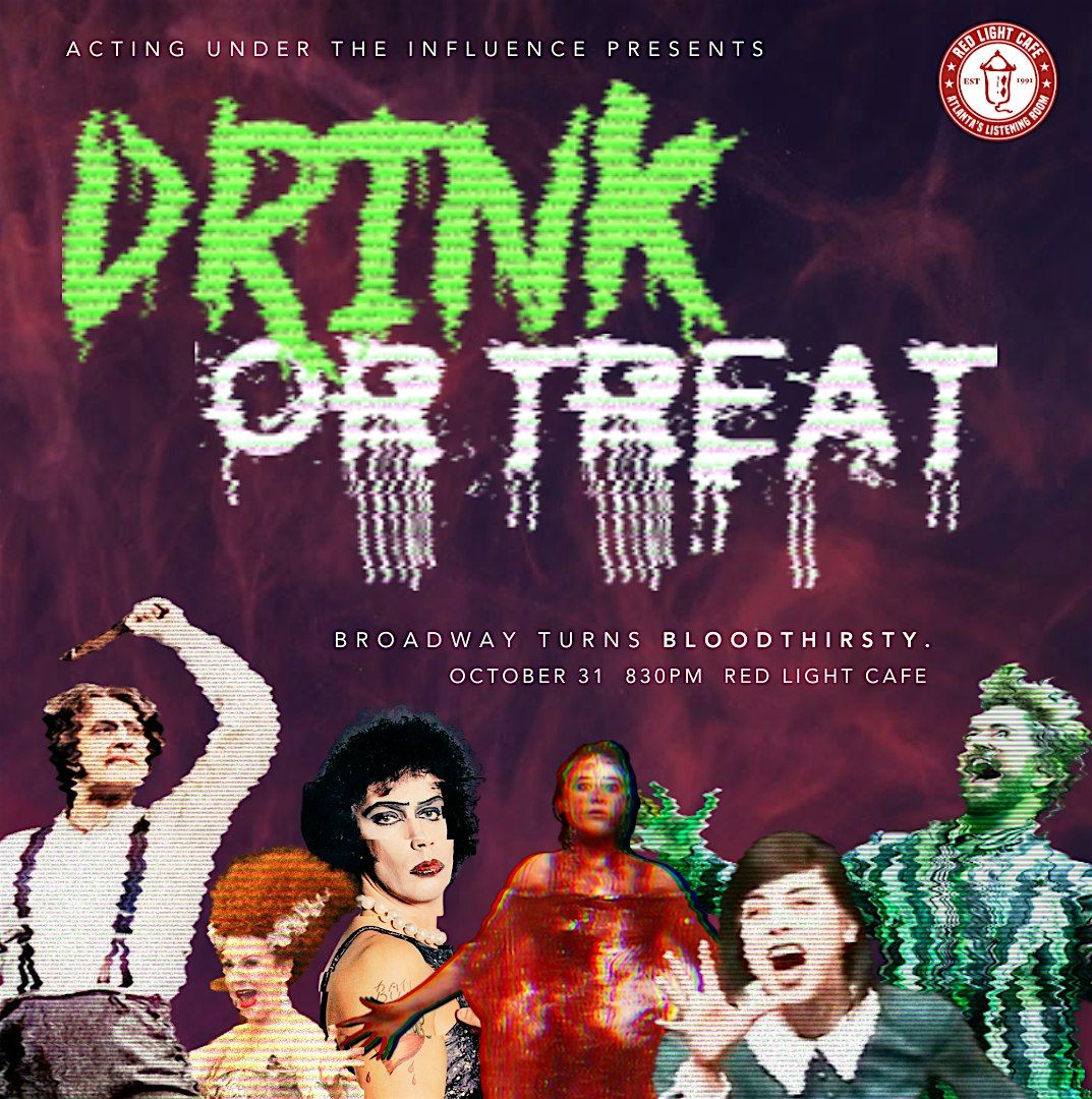 DRINK OR TREAT: Broadway Turns Bloodthirsty by Acting Under the Influence