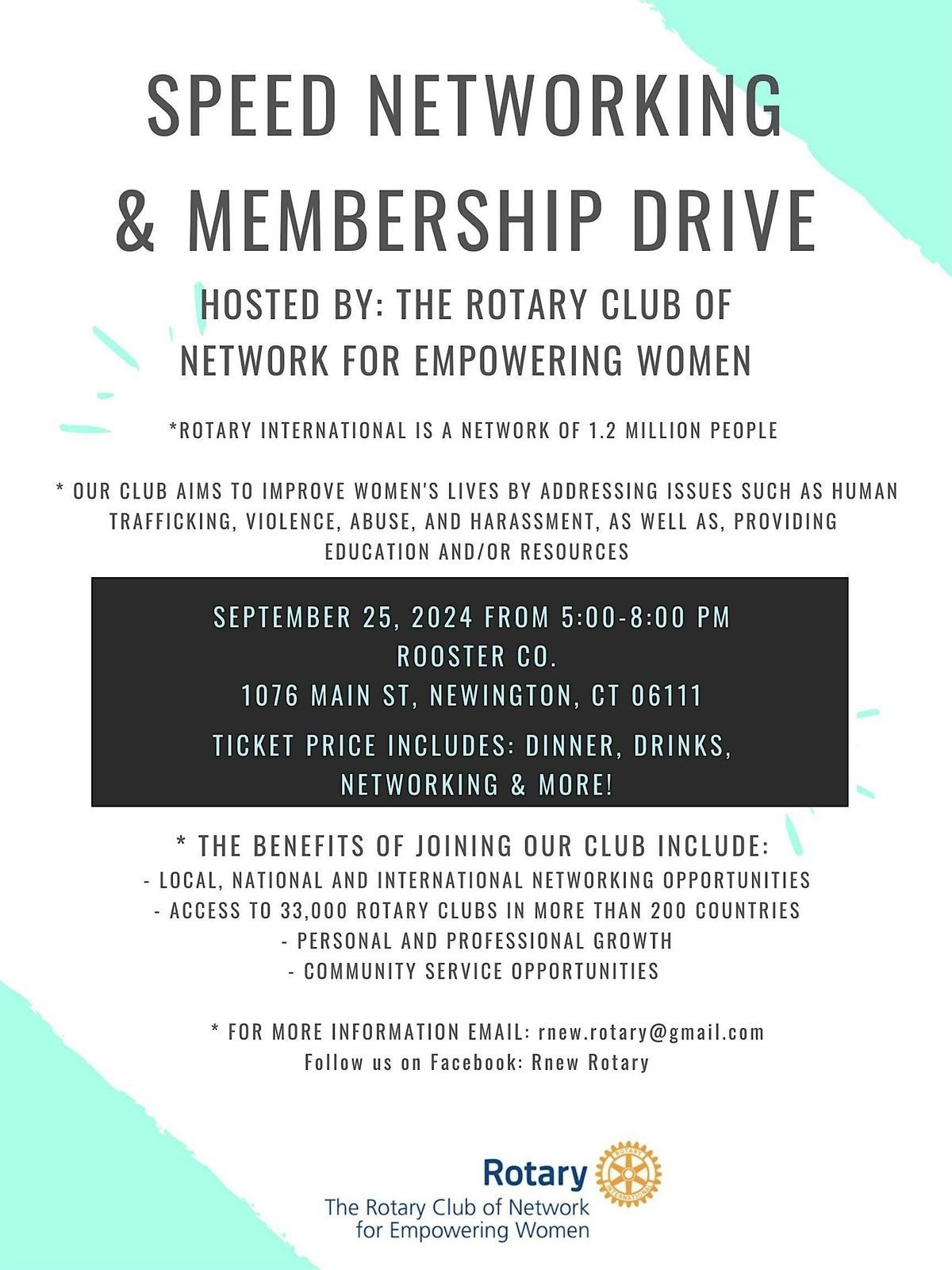 Speed Networking and Membership Drive