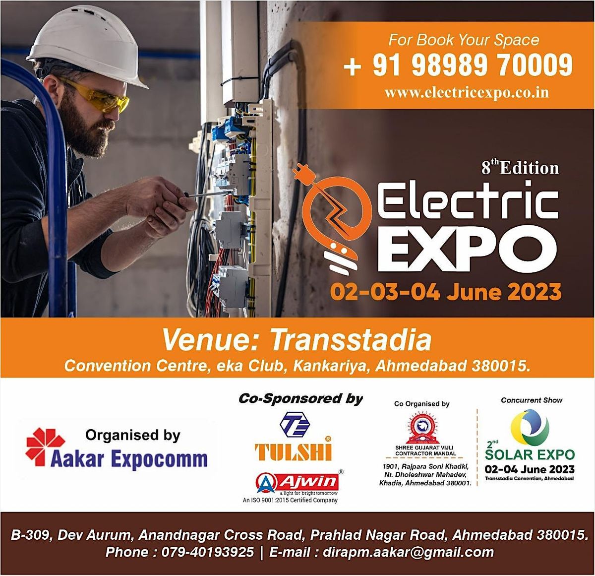 Electric Expo Ahmedabad 2023, Eka Club, The Arena Exhibition Center