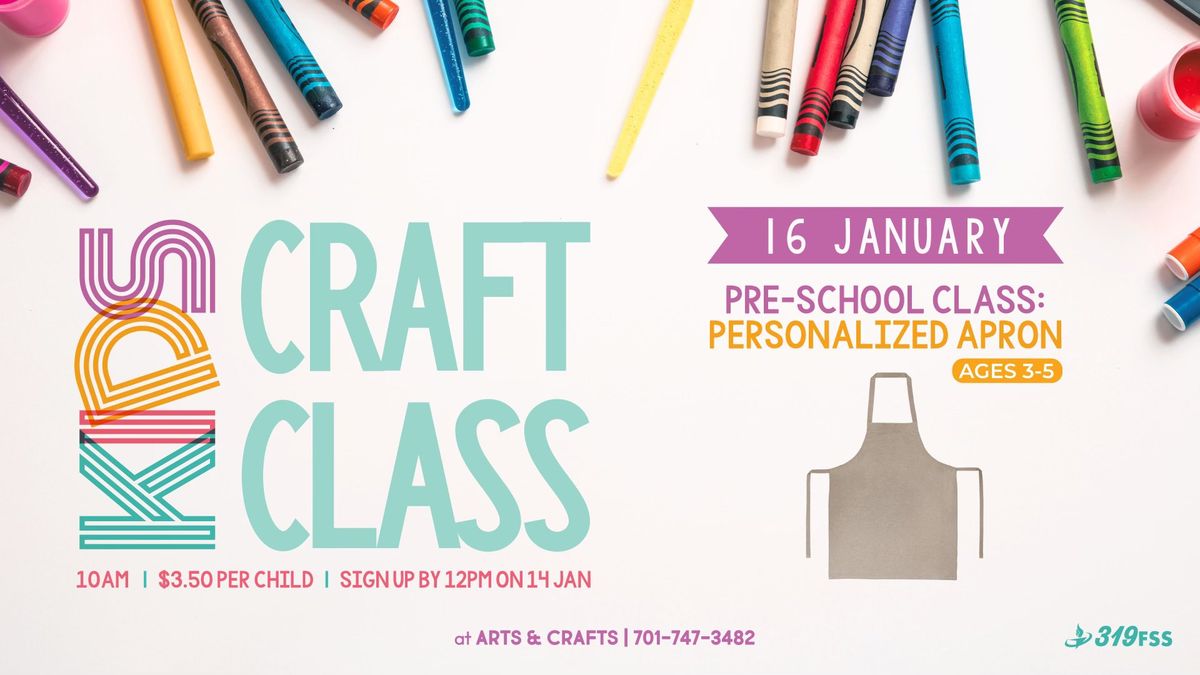 Kids Craft: Pre-School Class