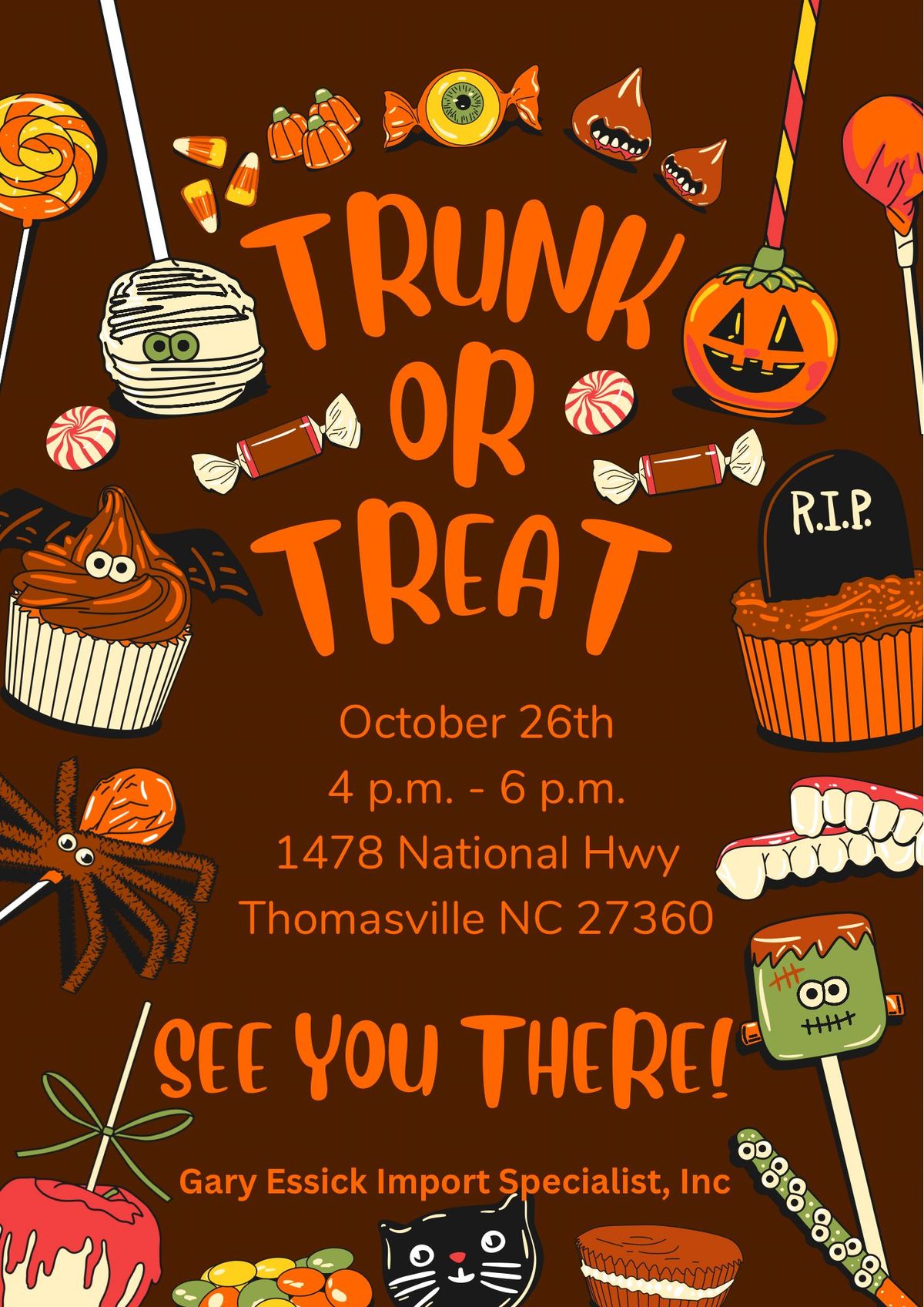 Trunk or Treat! 